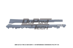 BMW 3 Series M340i 330i 320i G20 G21 Pre-LCI 2019 2020 2021 2022 with Aftermarket Parts - 1:1 M Performance Conversion Style Side Skirts PP Polypropylene from DuPont Tech