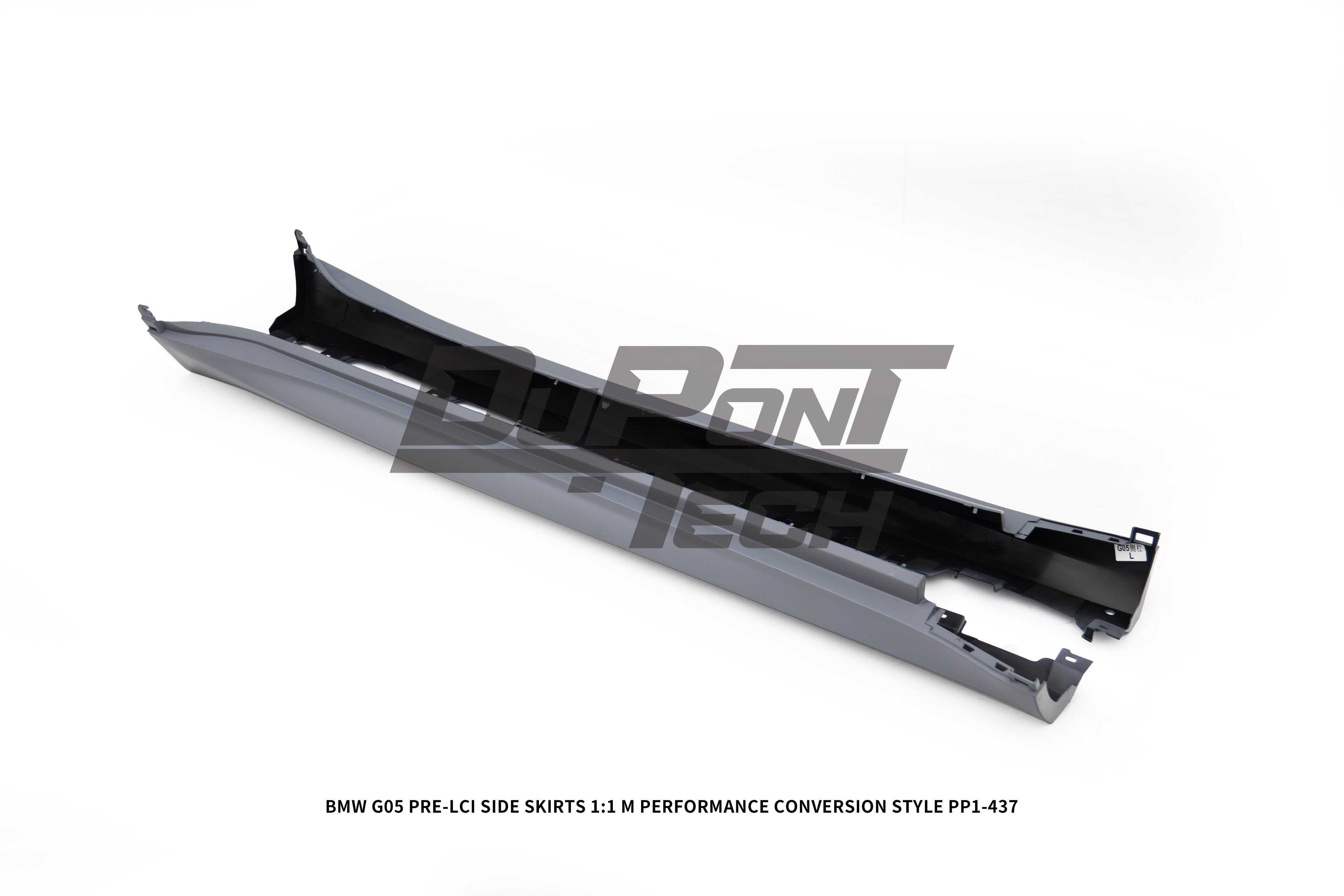 BMW X5 G05 M50i x/s Drive 40i Pre-LCI 2019 2020 2021 2022 2023 with Aftermarket Parts - 1:1 M Performance Conversion Style Side Skirts PP Polypropylene from DuPont Tech