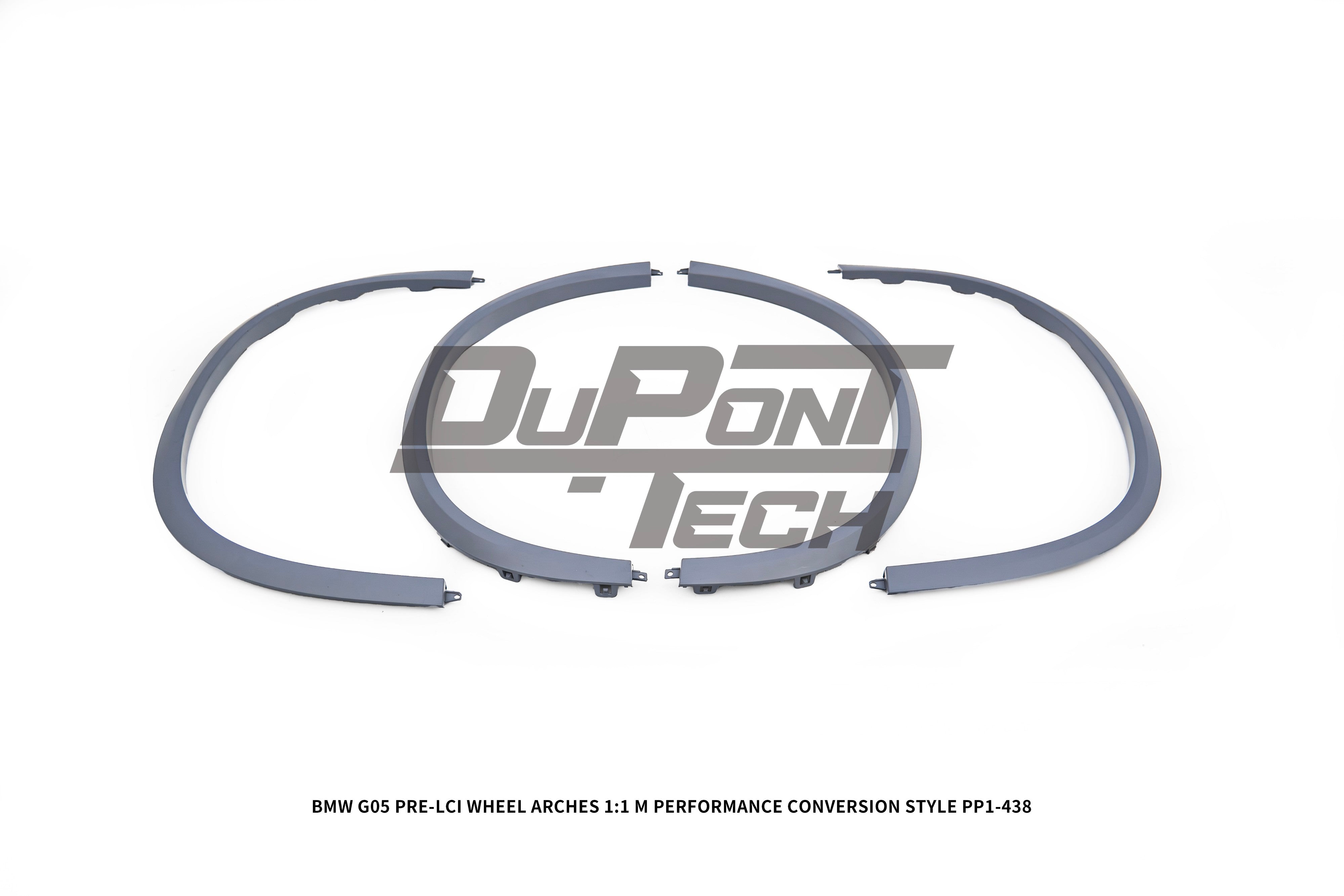 BMW X5 G05 M50i x/s Drive 40i Pre-LCI 2019 2020 2021 2022 2023 with Aftermarket Parts - 1:1 M Performance Conversion Style Wheel Arches PP Polypropylene from DuPont Tech