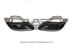 BMW X5 G05 M50i x/s Drive 40i Pre-LCI 2019 2020 2021 2022 2023 with Aftermarket Parts - 1:1 M Performance Style Exhaust Tips Stainless Steel from DuPont Tech