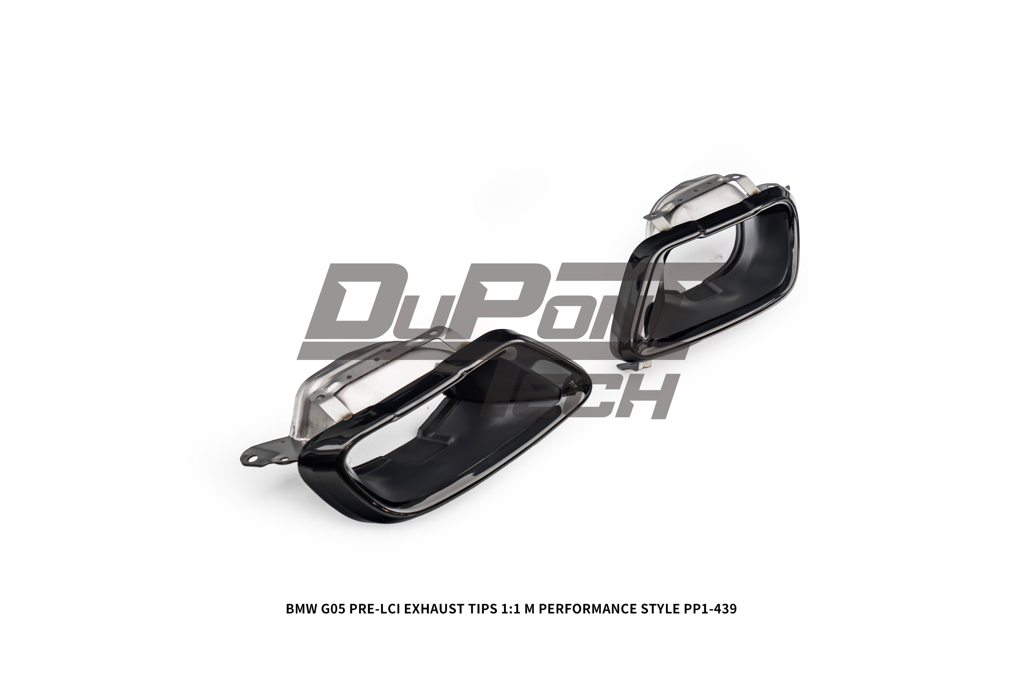 BMW X5 G05 M50i x/s Drive 40i Pre-LCI 2019 2020 2021 2022 2023 with Aftermarket Parts - 1:1 M Performance Style Exhaust Tips Stainless Steel from DuPont Tech