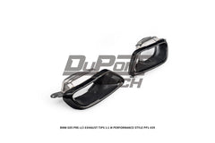 BMW X5 G05 M50i x/s Drive 40i Pre-LCI 2019 2020 2021 2022 2023 with Aftermarket Parts - 1:1 M Performance Style Exhaust Tips Stainless Steel from DuPont Tech