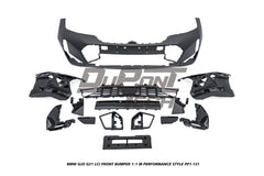 BMW 3 Series M340i 330i 320i G20 G21 LCI 2023-ON with Aftermarket Parts - 1:1 M Performance Style Front Bumper PP Polypropylene from DuPont Tech