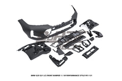 BMW 3 Series M340i 330i 320i G20 G21 LCI 2023-ON with Aftermarket Parts - 1:1 M Performance Style Front Bumper PP Polypropylene from DuPont Tech