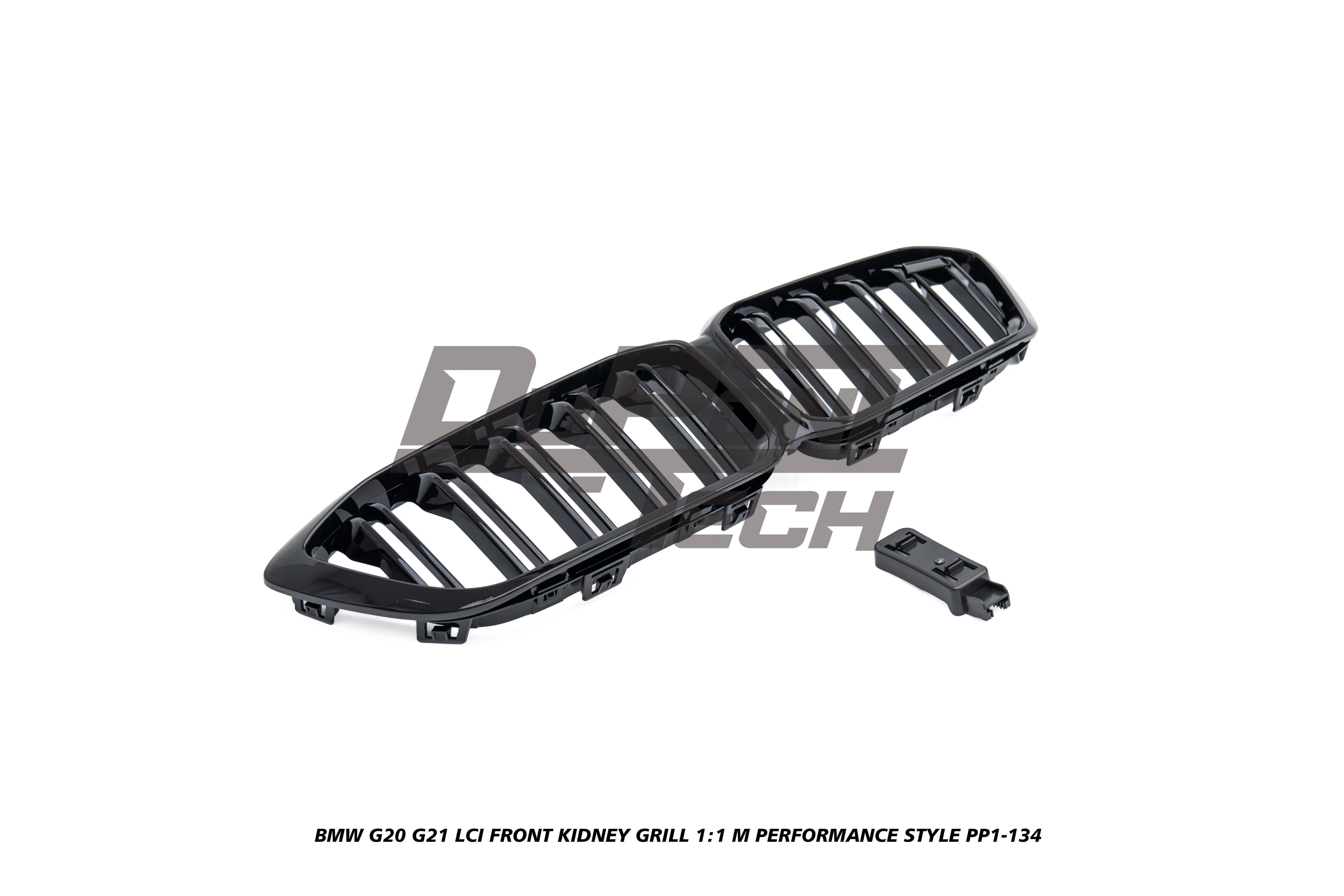 BMW 3 Series M340i 330i 320i G20 G21 LCI 2023-ON with Aftermarket Parts - 1:1 M Performance Style Front Kidney Grill ABS from DuPont Tech
