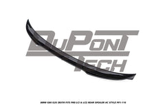 BMW M3 G80 2021-ON &amp; 3 Series M340i 330i (Fits Both Pre-LCI &amp; LCI) G20 2019-ON with Aftermarket Parts - AC Style Rear Spoiler ABS from DuPont Tech