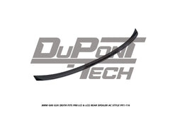 BMW M3 G80 2021-ON &amp; 3 Series M340i 330i (Fits Both Pre-LCI &amp; LCI) G20 2019-ON with Aftermarket Parts - AC Style Rear Spoiler ABS from DuPont Tech