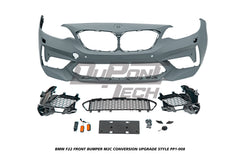 BMW 2 Series M240i M235i 230i 228i F22 2014 2015 2016 2017 2018 2019 2020 2021 with Aftermarket Parts - M2C Conversion Upgrade Style Front Bumper PP Polypropylene from DuPont Tech

