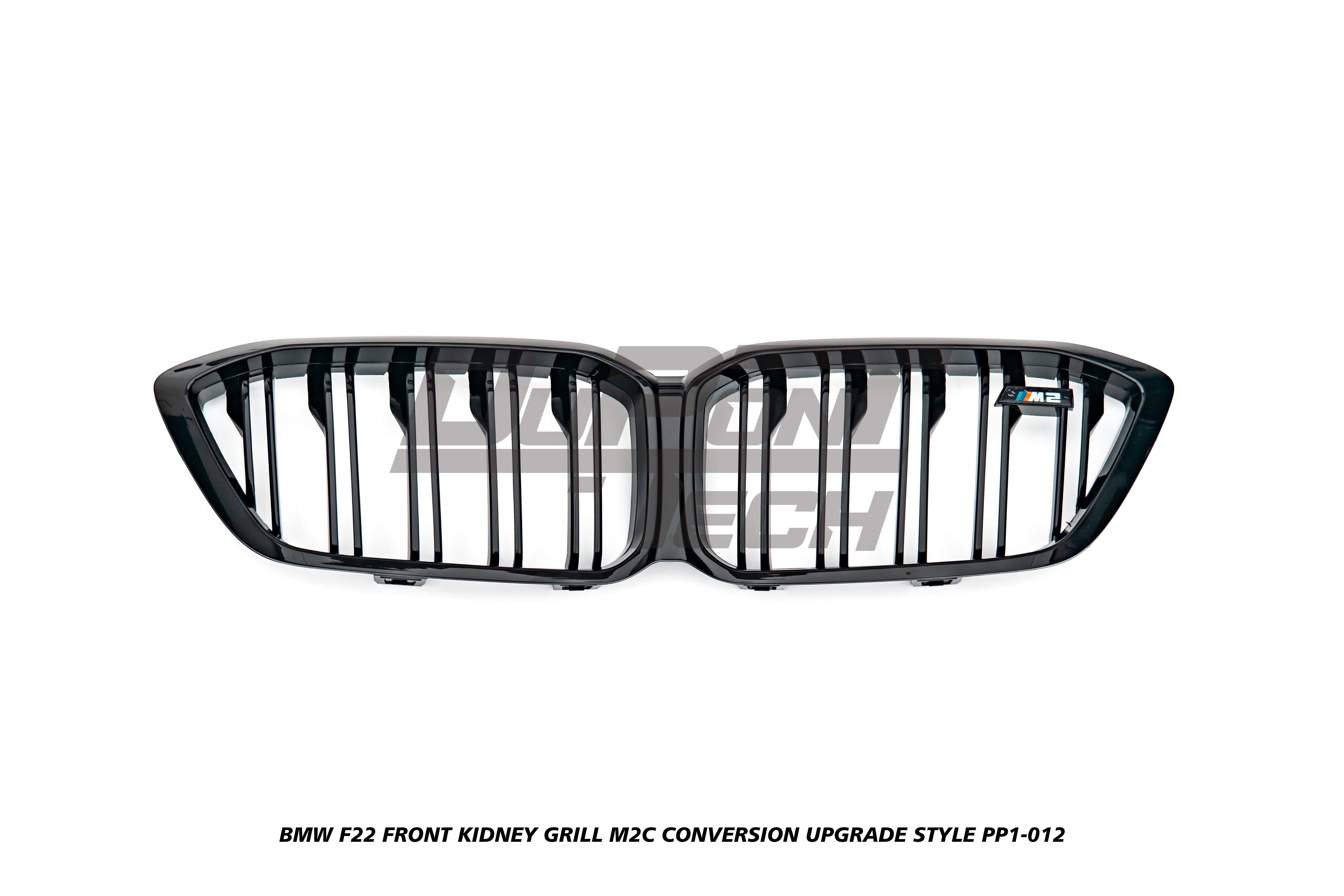 BMW 2 Series M240i M235i 230i 228i F22 2014 2015 2016 2017 2018 2019 2020 2021 with Aftermarket Parts - M2C Conversion Upgrade Style Front Kidney Grill ABS from DuPont Tech

