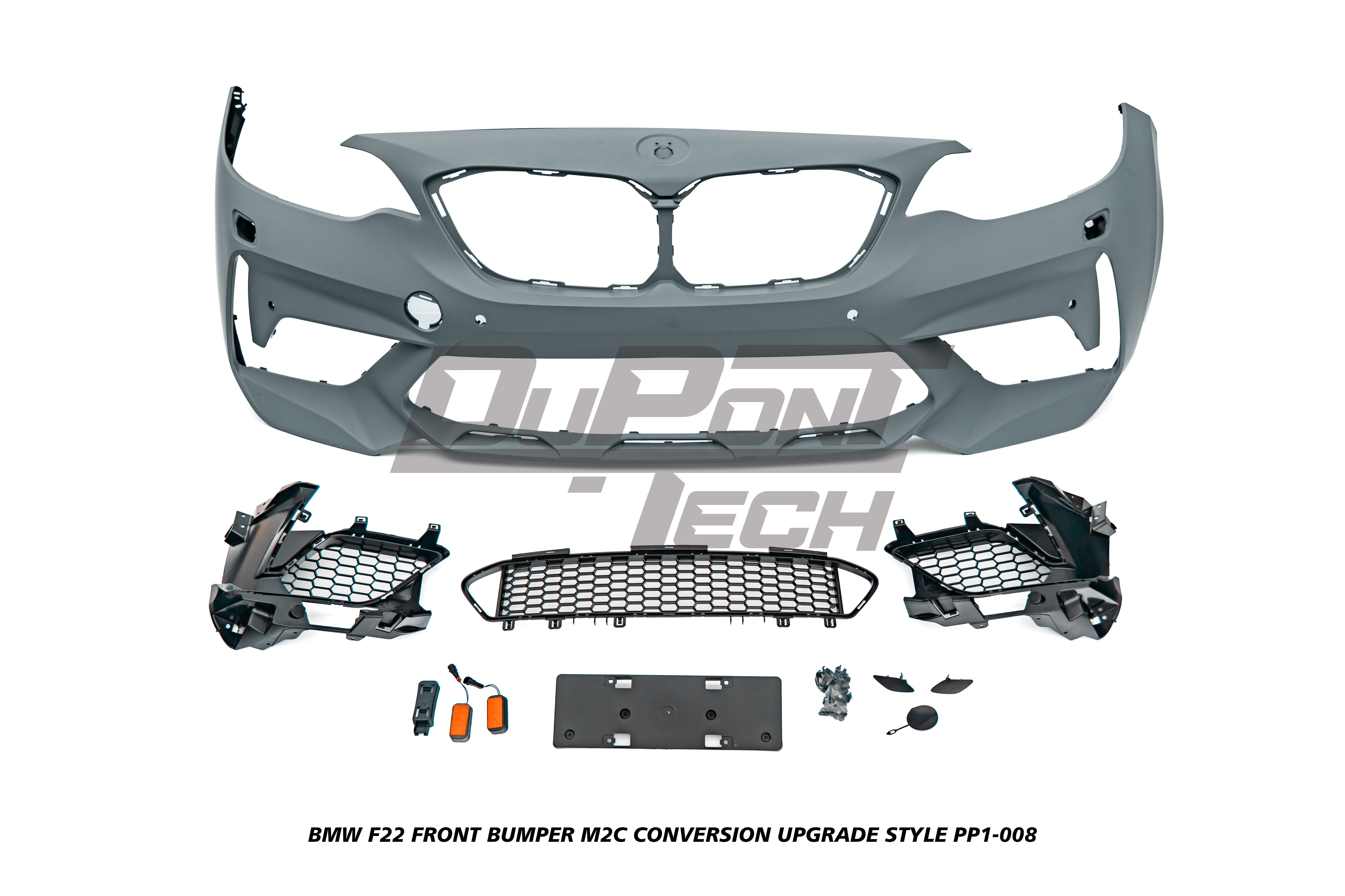 BMW 2 Series M240i M235i 230i 228i F22 2014 2015 2016 2017 2018 2019 2020 2021 with Aftermarket Parts - M2C Conversion Upgrade Style Full kit Package PP Polypropylene/Metal from DuPont Tech
