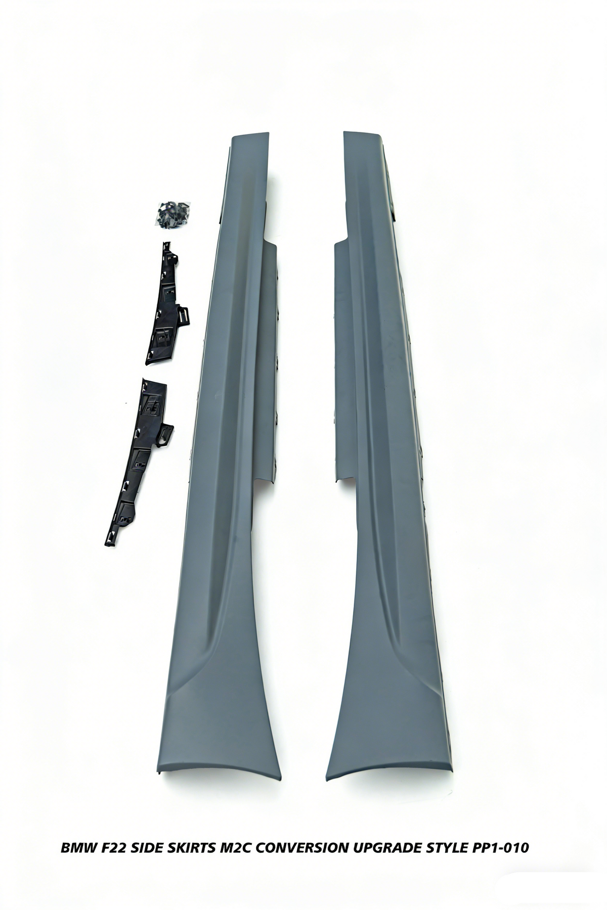 BMW 2 Series M240i M235i 230i 228i F22 2014 2015 2016 2017 2018 2019 2020 2021 with Aftermarket Parts - M2C Conversion Upgrade Style Side Skirts PP Polypropylene from DuPont Tech
