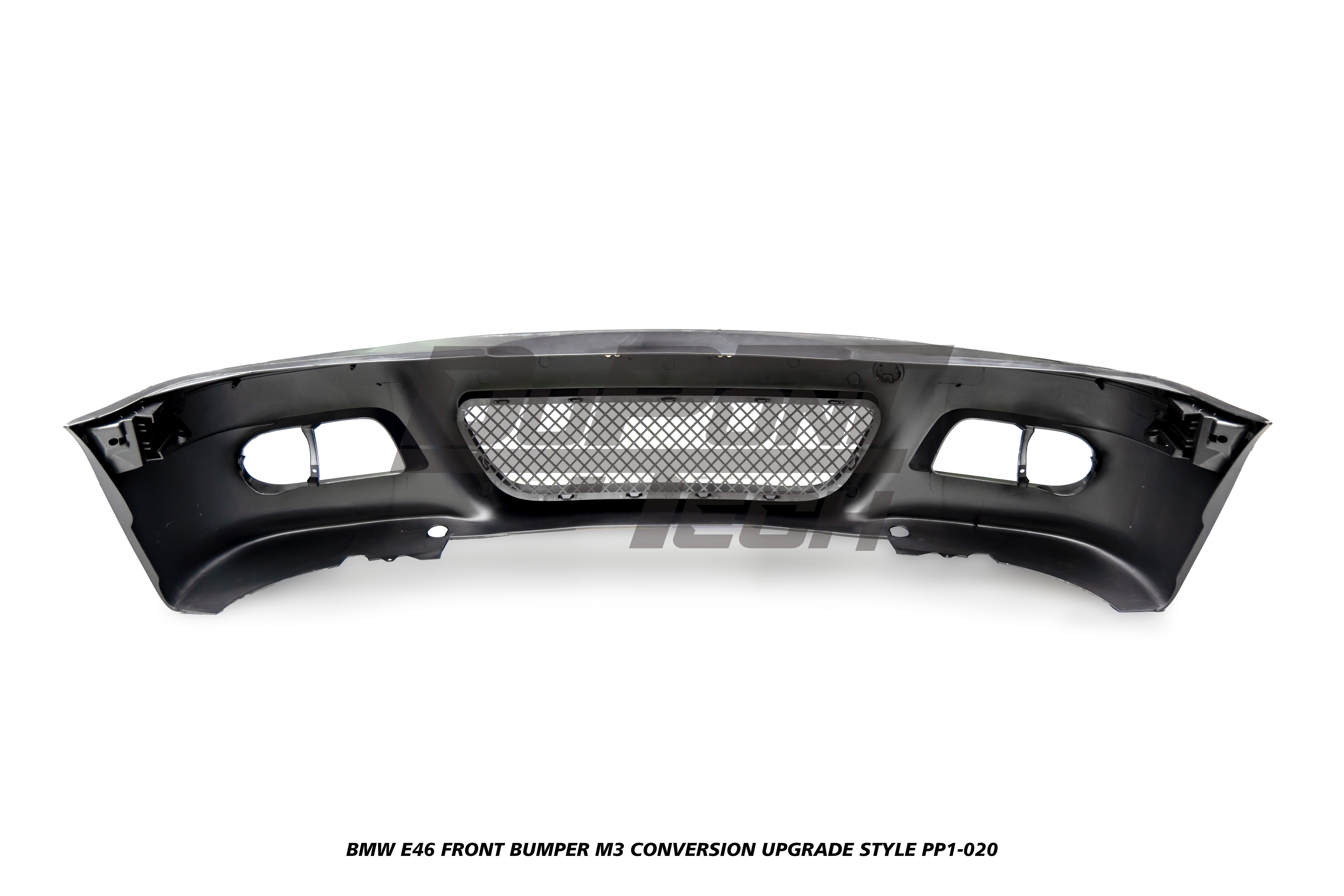 BMW 3 Series 330ci 325ci 320ci E46 1999 2000 2001 2002 2003 2004 2005 with Aftermarket Parts - M3 Conversion Upgrade Style Front Bumper & Fog Light PP Polypropylene from DuPont Tech
