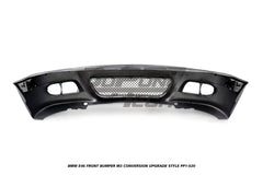 BMW 3 Series 330ci 325ci 320ci E46 1999 2000 2001 2002 2003 2004 2005 with Aftermarket Parts - M3 Conversion Upgrade Style Front Bumper & Fog Light PP Polypropylene from DuPont Tech
