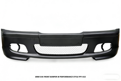 BMW 3 Series 330ci 325ci 320ci E46 1999 2000 2001 2002 2003 2004 2005 with Aftermarket Parts - M Performance Style Front Bumper & Fog Light PP Polypropylene from DuPont Tech
