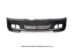 BMW 3 Series 330ci 325ci 320ci E46 1999 2000 2001 2002 2003 2004 2005 with Aftermarket Parts - M Performance Style Front Bumper & Fog Light PP Polypropylene from DuPont Tech
