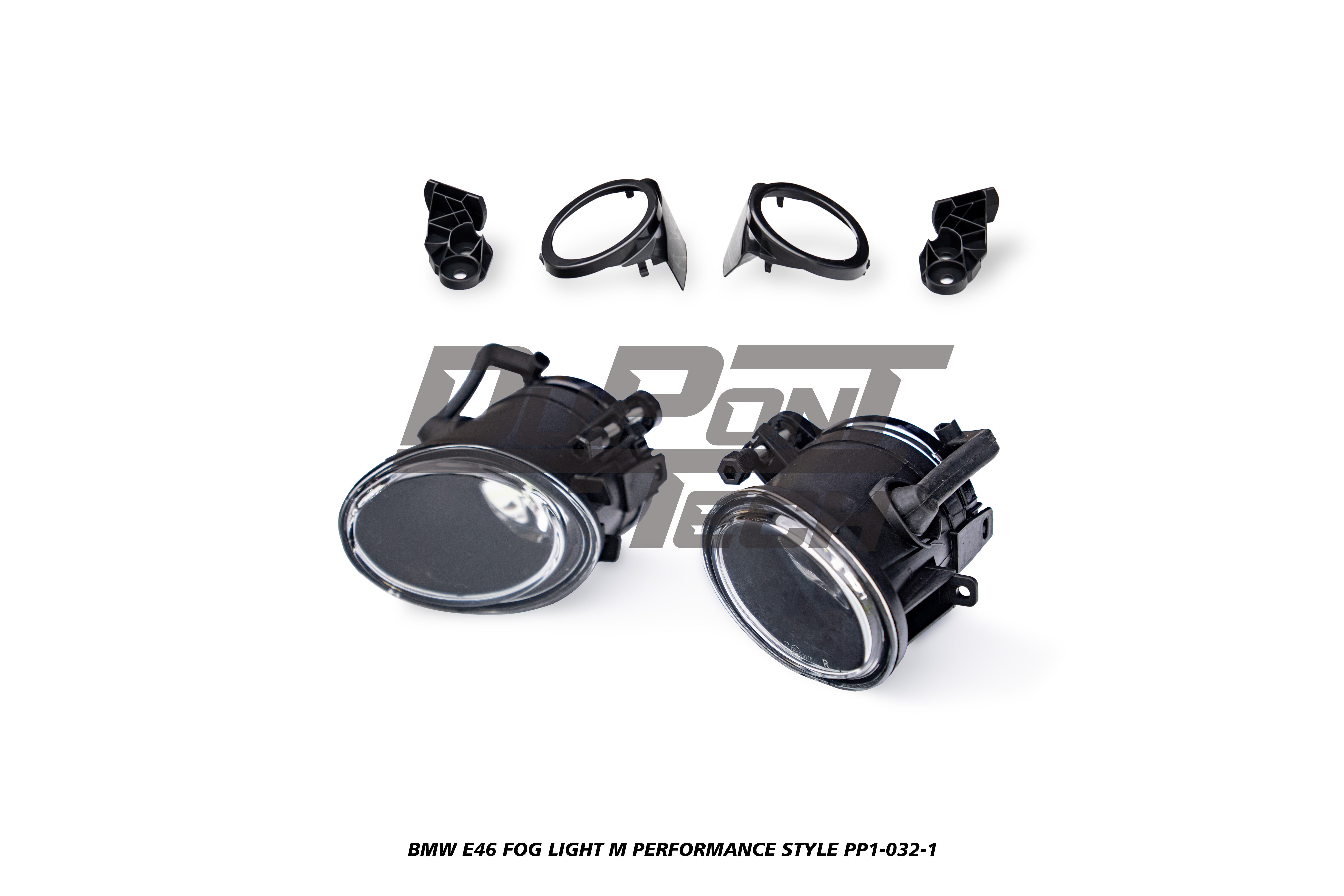BMW 3 Series 330ci 325ci 320ci E46 1999 2000 2001 2002 2003 2004 2005 with Aftermarket Parts - M Performance Style Front Bumper & Fog Light PP Polypropylene from DuPont Tech
