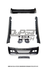 BMW 3 Series 330ci 325ci 320ci E46 1999 2000 2001 2002 2003 2004 2005 with Aftermarket Parts - M3 Conversion Upgrade Style Full kit PP Polypropylene from DuPont Tech
