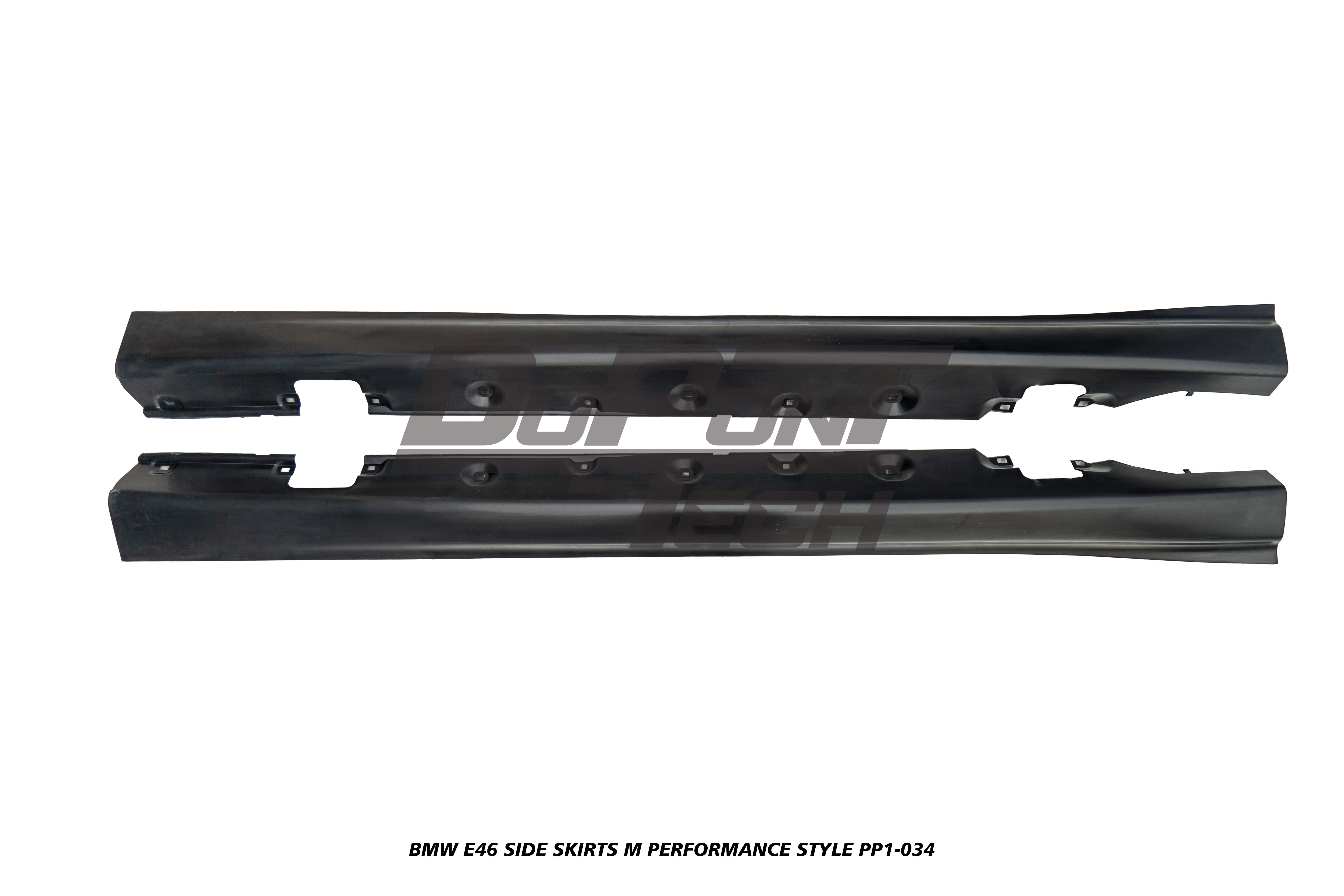 BMW 3 Series 330ci 325ci 320ci E46 1999 2000 2001 2002 2003 2004 2005 with Aftermarket Parts - M Performance Style Side Skirts PP Polypropylene from DuPont Tech
