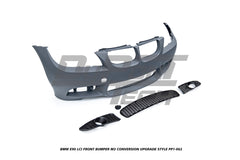 BMW 3 Series E90 LCI 2009 2010 2011 with Aftermarket Parts - M3 Conversion Upgrade Style Front Bumper & Fog Light PP Polypropylene from DuPont Tech
