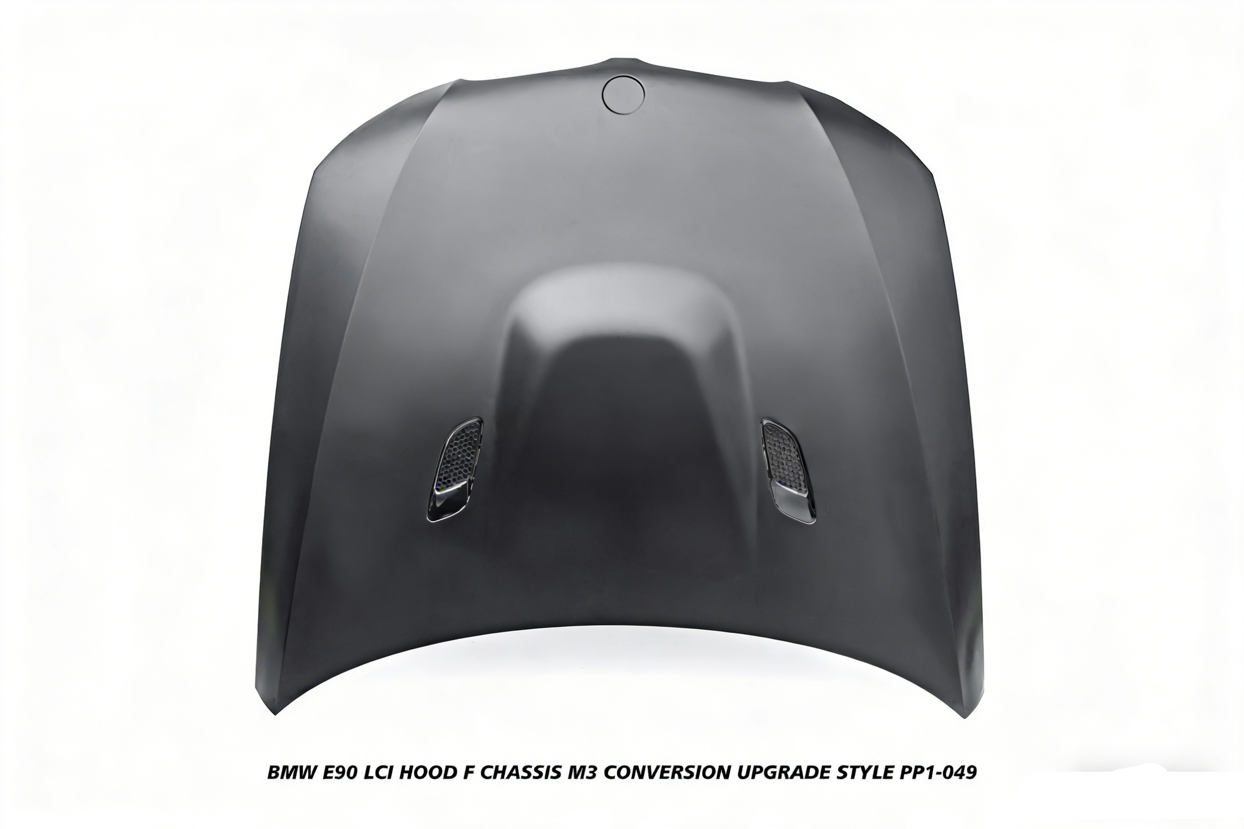 BMW 3 Series E90 LCI 2009 2010 2011 with Aftermarket Parts - F Chassis M3 Conversion Upgrade Style Hood Metal from DuPont Tech
