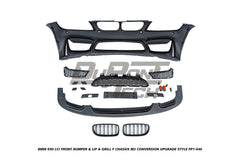 BMW 3 Series E90 LCI 2009 2010 2011 with Aftermarket Parts - F Chassis M3 Conversion Upgrade Style Front Bumper & Lip & Grill PP Polypropylene/ABS from DuPont Tech

