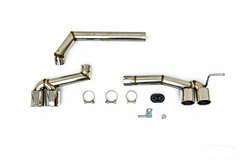 BMW 3 Series E90 Pre-LCI 2006 2007 2008 with Aftermarket Parts - F Chassis M3 Conversion Upgrade Style Exhaust Tips Stainless Steel from DuPont Tech
