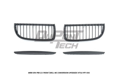 BMW 3 Series E90 Pre-LCI 2006 2007 2008 with Aftermarket Parts - M3 Conversion Upgrade Style Front Kidney Grill ABS from DuPont Tech