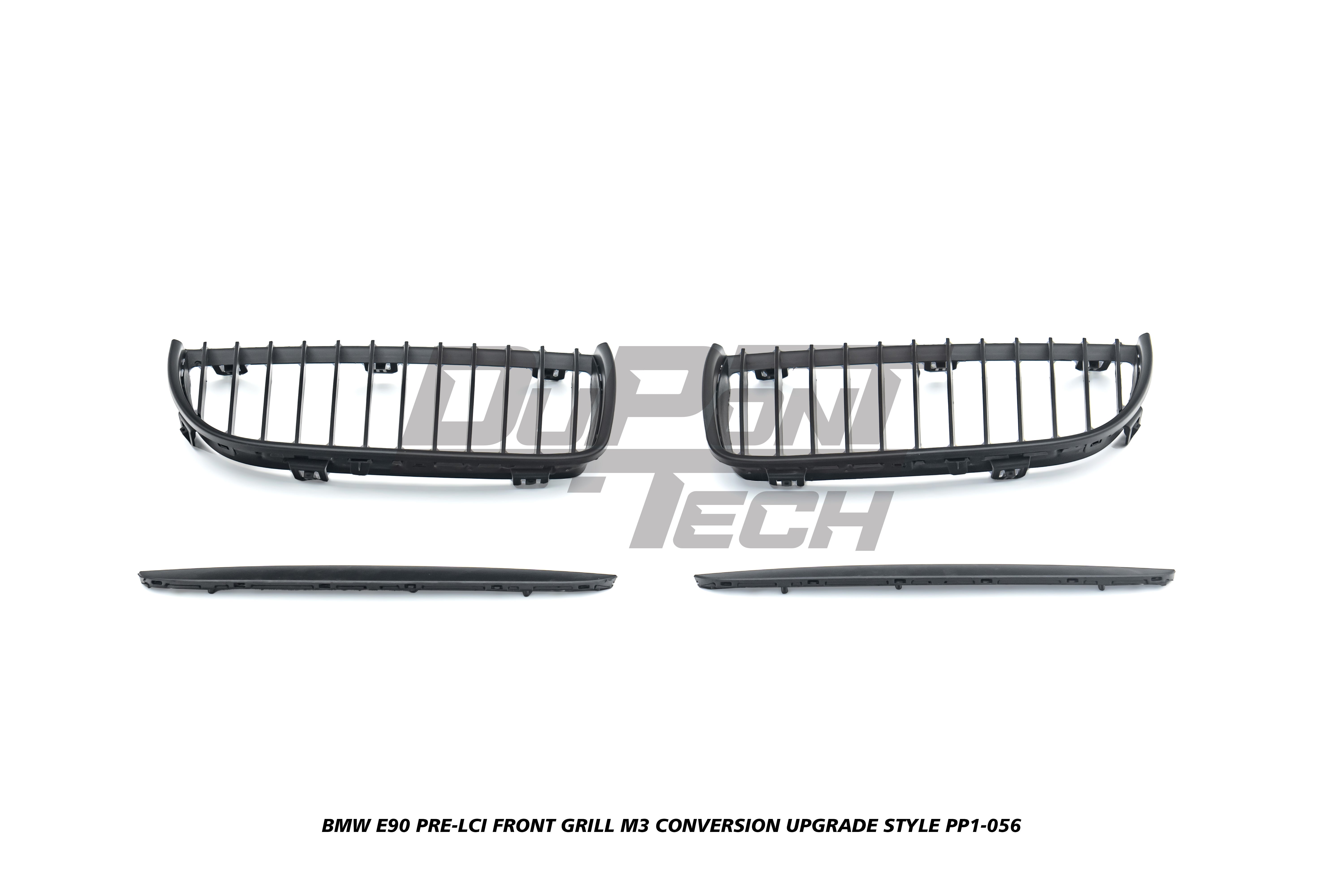 BMW 3 Series E90 Pre-LCI 2006 2007 2008 with Aftermarket Parts - M3 Conversion Upgrade Style Front Kidney Grill ABS from DuPont Tech