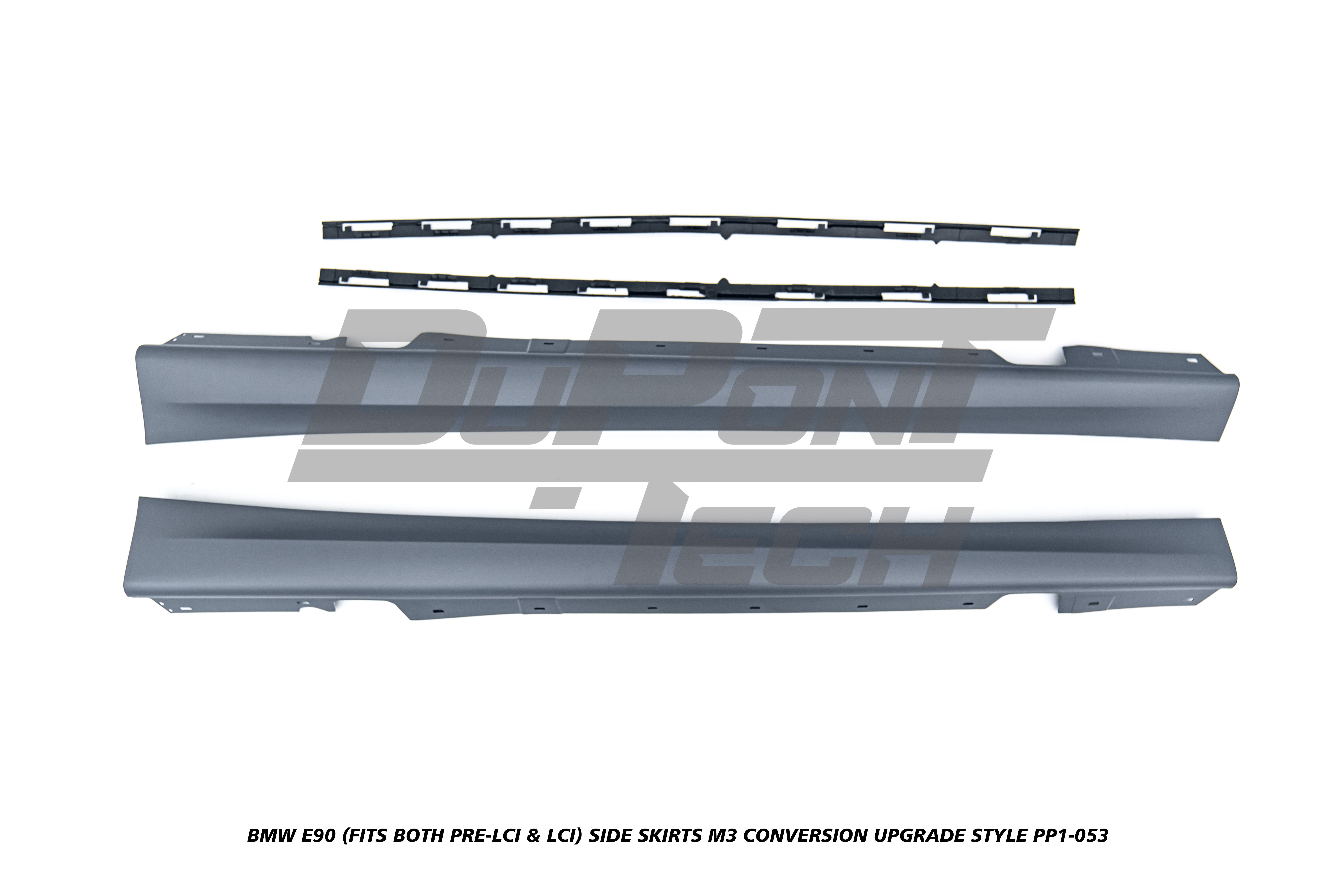 BMW 3 Series E90 Pre-LCI 2006 2007 2008 with Aftermarket Parts - M3 Conversion Upgrade Style Full kit PP Polypropylene from DuPont Tech
