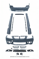 BMW 3 Series E90 Pre-LCI 2006 2007 2008 with Aftermarket Parts - M3 Conversion Upgrade Style Full kit PP Polypropylene from DuPont Tech

