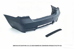 BMW 3 Series E90 (Fits Both Pre-LCI & LCI) 2006 2007 2008 2009 2010 2011 with Aftermarket Parts - M3 Conversion Upgrade Style Rear Bumper PP Polypropylene from DuPont Tech
