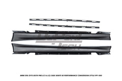 BMW 3 Series E90 (Fits Both Pre-LCI & LCI) 2006 2007 2008 2009 2010 2011 with Aftermarket Parts - M Performance Conversion Style Side Skirts PP from DuPont Tech
