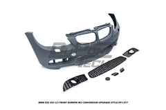 BMW 3 Series E92 E93 LCI 2010 2011 2012 2013 with Aftermarket Parts - M3 Conversion Upgrade Style Front Bumper & Fog Light PP Polypropylene from DuPont Tech
