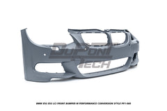 BMW 3 Series E92 E93 LCI 2010 2011 2012 2013 with Aftermarket Parts - M Performance Conversion Style Front Bumper & Fog Light PP Polypropylene from DuPont Tech
