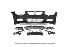 BMW 3 Series E92 E93 LCI 2010 2011 2012 2013 with Aftermarket Parts - M Performance Conversion Style Front Bumper & Fog Light PP Polypropylene from DuPont Tech
