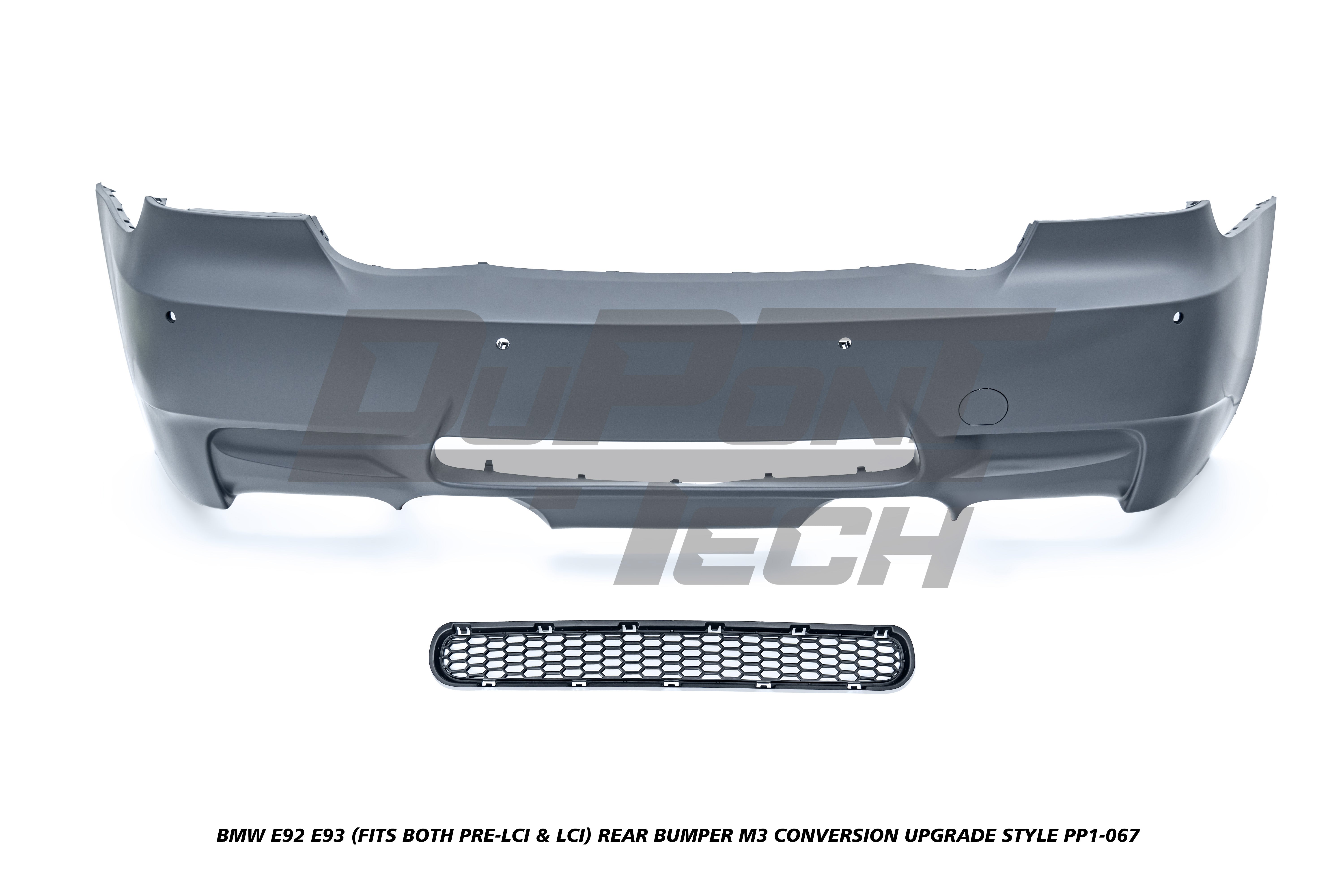 BMW 3 Series E92 E93 LCI 2010 2011 2012 2013 with Aftermarket Parts - M3 Conversion Upgrade Style Full kit PP Polypropylene from DuPont Tech
