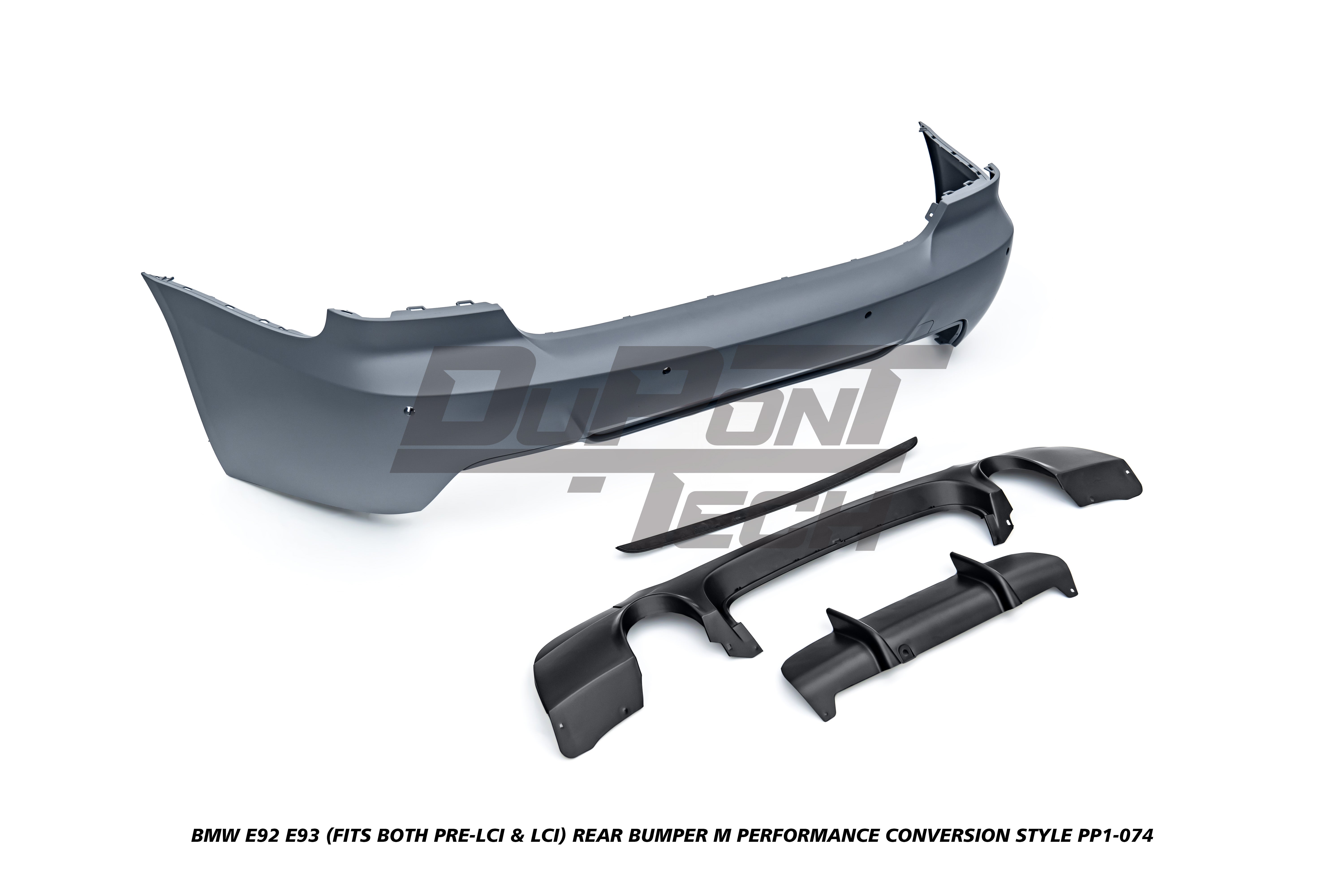 BMW 3 Series E92 E93 Pre-LCI 2006 2007 2008 2009 with Aftermarket Parts - M Performance Conversion Style Full kit PP Polypropylene from DuPont Tech
