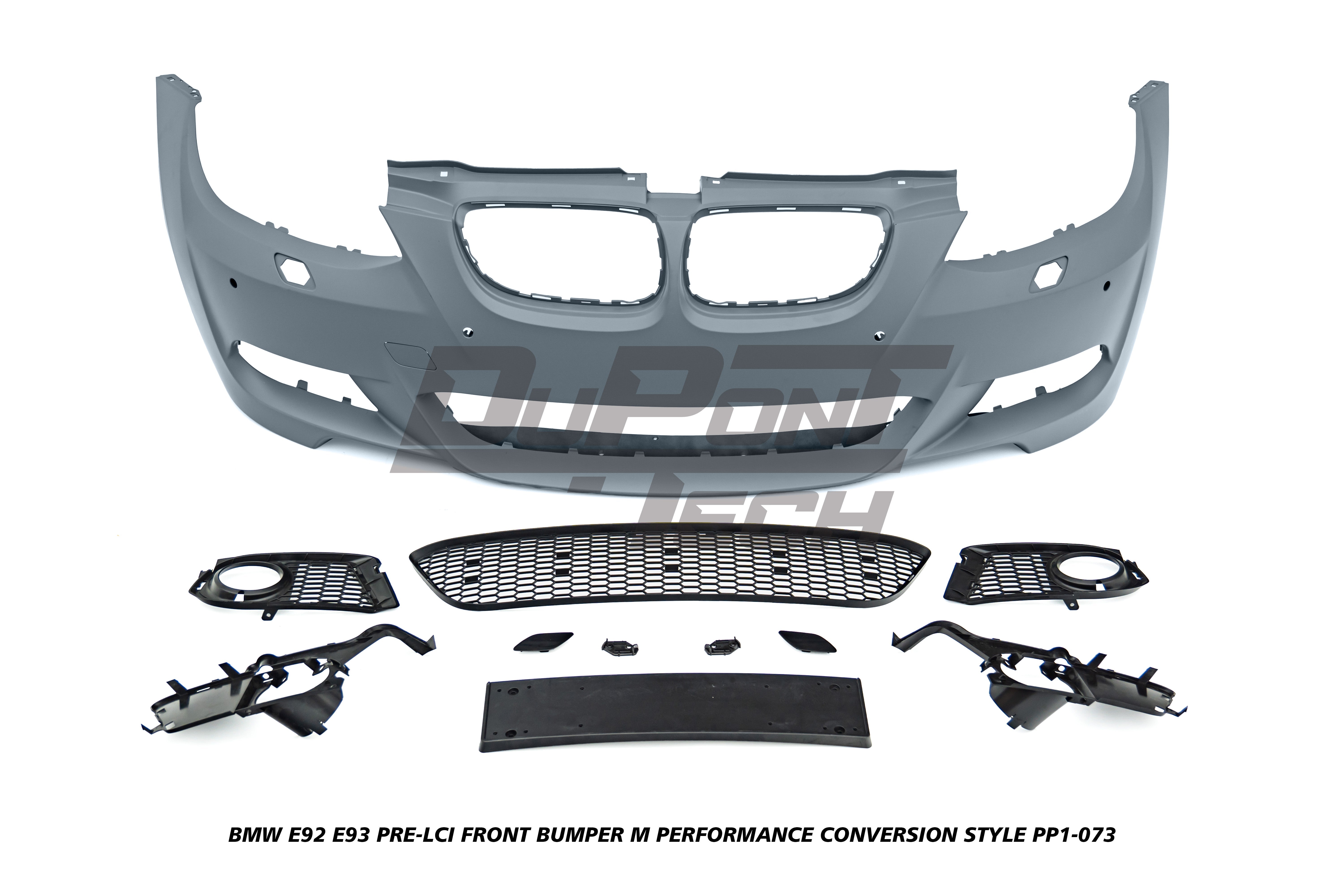 BMW 3 Series E92 E93 Pre-LCI 2006 2007 2008 2009 with Aftermarket Parts - M Performance Conversion Style Full kit PP Polypropylene from DuPont Tech
