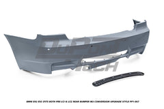 BMW 3 Series E92 E93 (Fits Both Pre-LCI & LCI) 2006 2007 2008 2009 2010 2011 2012 2013 with Aftermarket Parts - M3 Conversion Upgrade Style Rear Bumper PP Polypropylene&nbsp;from DuPont Tech
