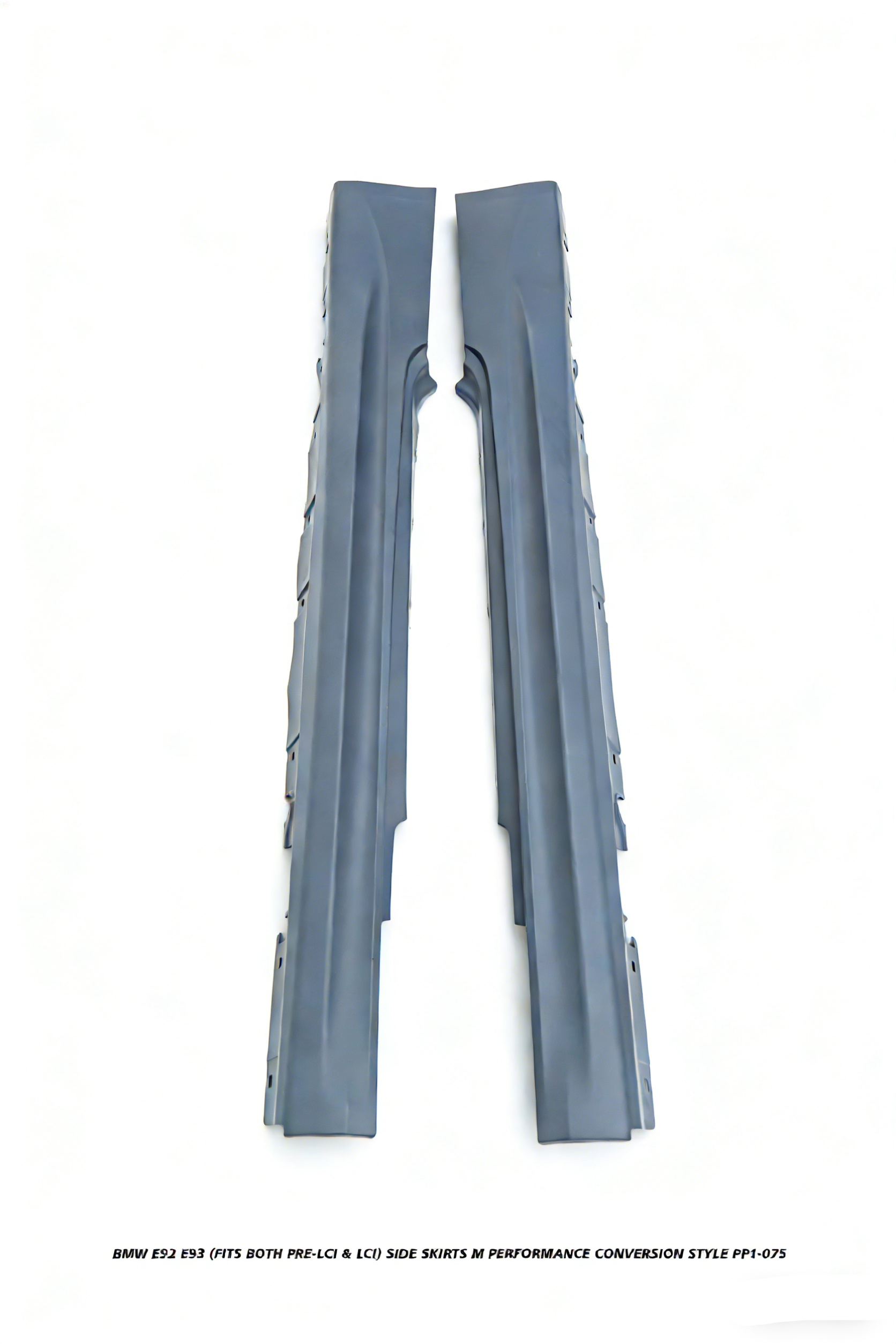 BMW 3 Series E92 E93 (Fits Both Pre-LCI & LCI) 2006 2007 2008 2009 2010 2011 2012 2013 with Aftermarket Parts - M Performance Conversion Style Side Skirts PP Polypropylene from DuPont Tech

