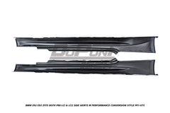 BMW 3 Series E92 E93 (Fits Both Pre-LCI & LCI) 2006 2007 2008 2009 2010 2011 2012 2013 with Aftermarket Parts - M Performance Conversion Style Side Skirts PP Polypropylene from DuPont Tech
