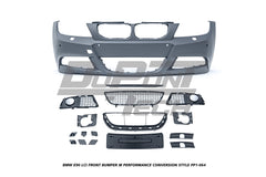 BMW 3 Series E90 LCI 2009 2010 2011 with Aftermarket Parts - M Performance Conversion Style Full kit PP Polypropylene from DuPont Tech
