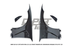 BMW 3 Series 330i M340i G20 G21 (Fits both Pre-LCI & LCI) 2019-ON with Aftermarket Parts - M3 Conversion Upgrade Style Front Fenders Metal from DuPont Tech
