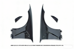 BMW 3 Series 330i M340i G20 G21 (Fits both Pre-LCI & LCI) 2019-ON with Aftermarket Parts - M3 Conversion Upgrade Style Front Fenders Metal from DuPont Tech
