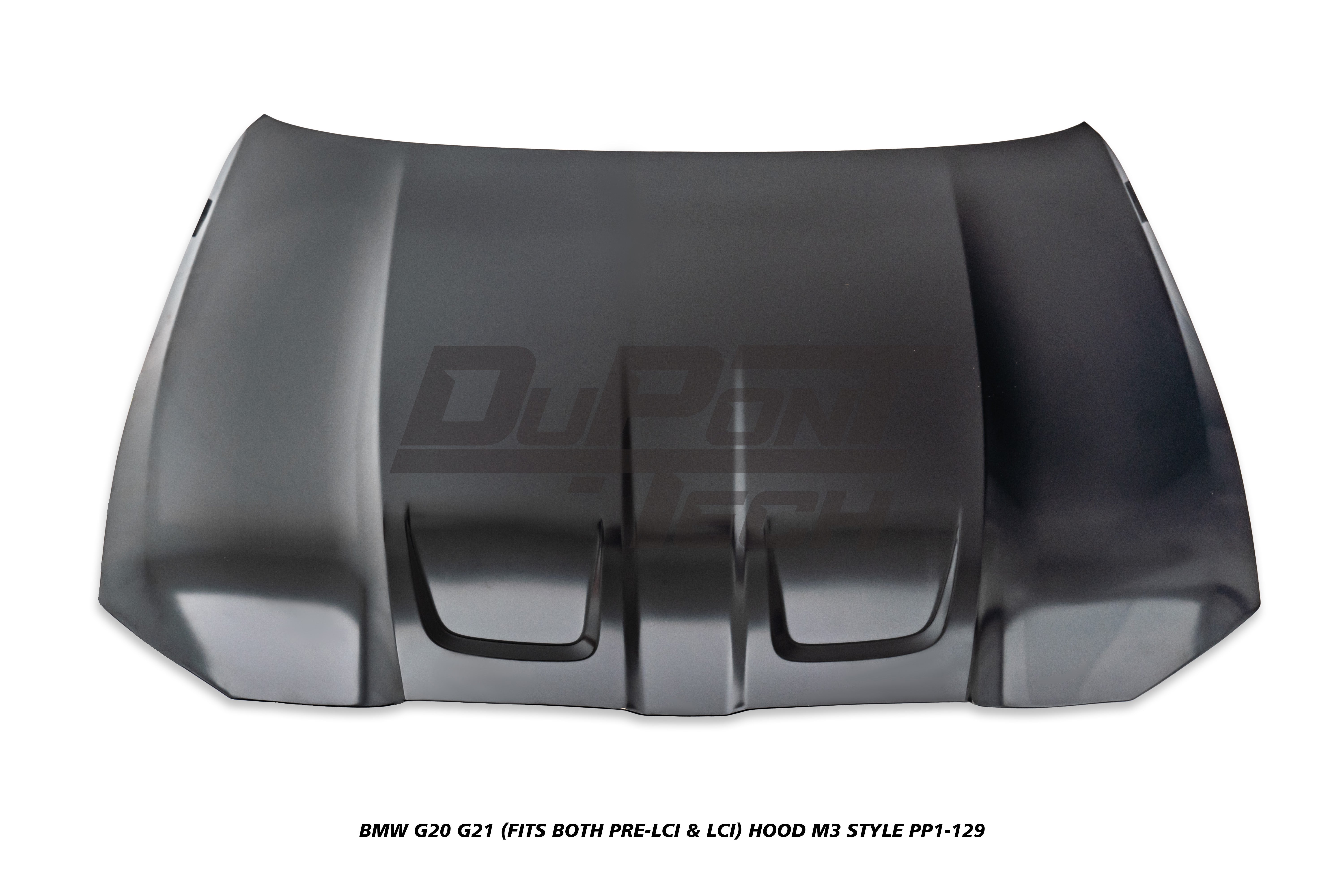 BMW 3 Series M340i 330i G20 G21 (Fits Both Pre-LCI & LCI) 2019-ON with Aftermarket Parts - M3 Style Hood Metal from DuPont Tech
