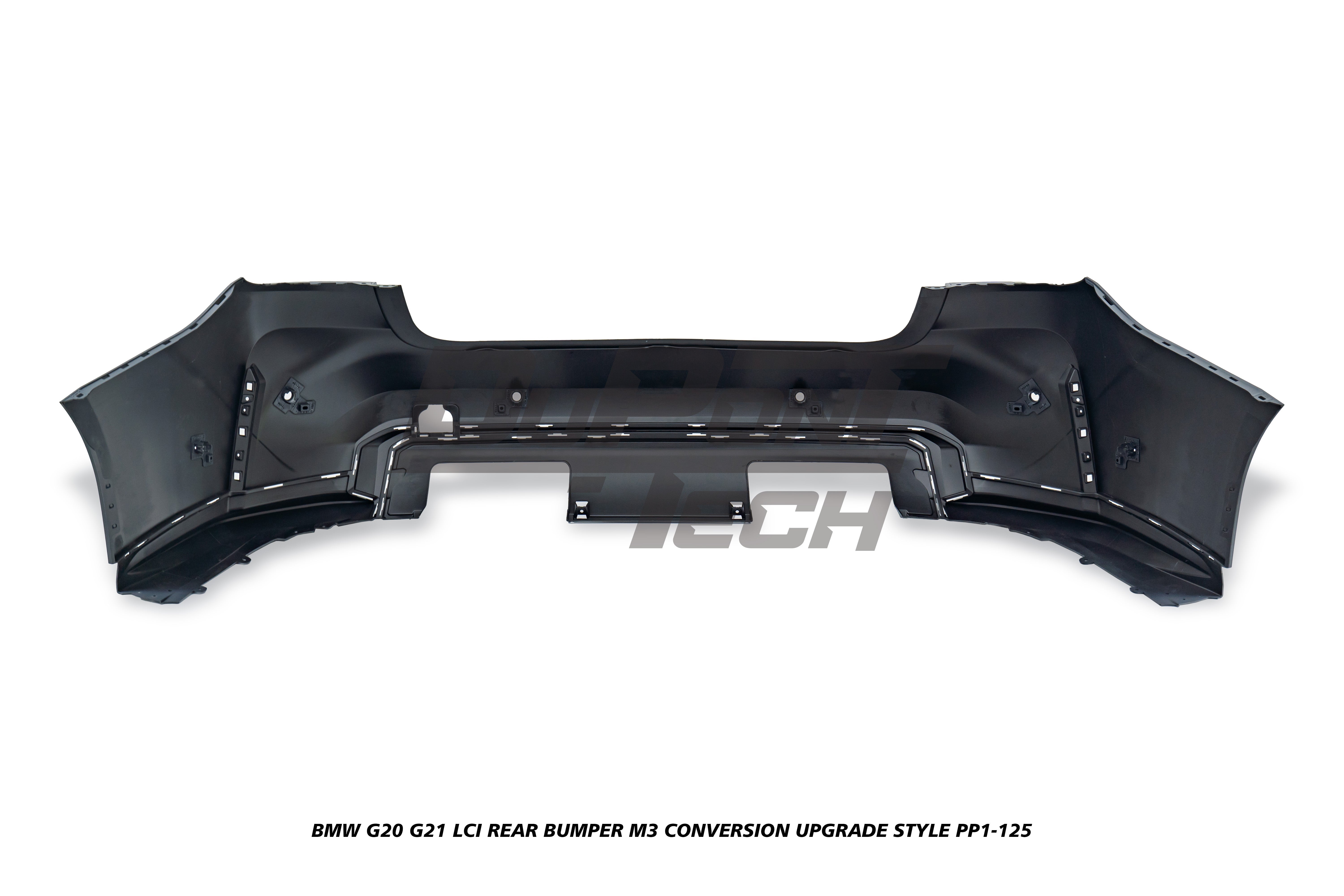 BMW 3 Series M340i 330i 320i G20 G21 LCI 2023-ON with Aftermarket Parts - M3 Conversion Upgrade Style Rear Bumper PP Polypropylene from DuPont Tech
