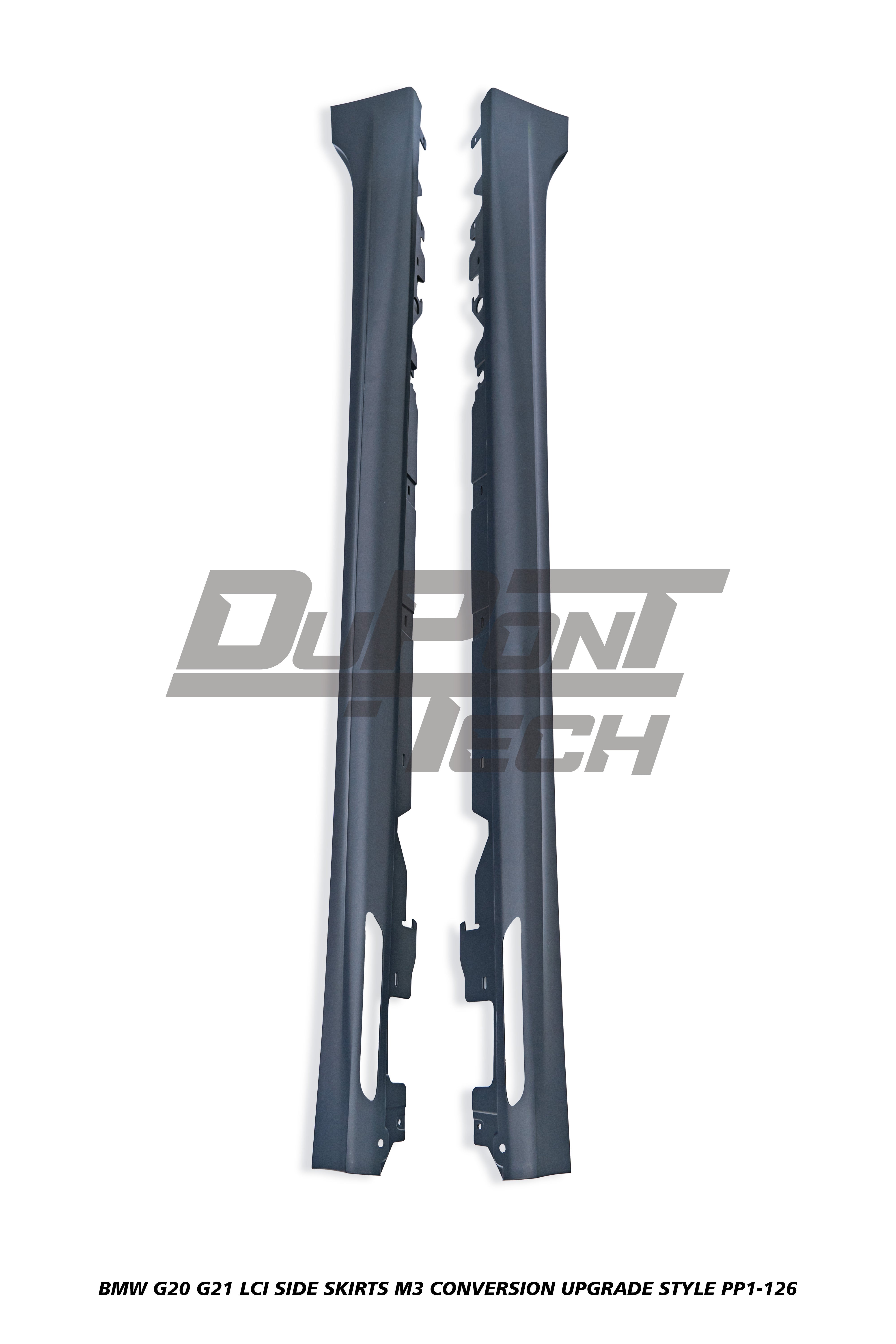 BMW 3 Series M340i 330i 320i G20 G21 LCI 2023-ON with Aftermarket Parts - M3 Conversion Upgrade Style Side Skirts PP Polypropylene from DuPont Tech
