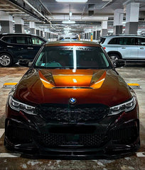 BMW 3 Series M340i 330i (Fits Both Pre-LCI & LCI) G20 2019-ON with Aftermarket Parts - CS Style Hood Metal from DuPont Tech
