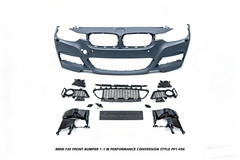 BMW 3 Series M340i 335i 328i 330i 320i F30 2012 2013 2014 2015 2016 2017 2018 2019 with Aftermarket Parts - 1:1 M Performance Conversion Style Front Bumper & Fog Light PP Polypropylene from DuPont Tech
