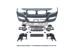 BMW 3 Series M340i 335i 328i 330i 320i F30 2012 2013 2014 2015 2016 2017 2018 2019 with Aftermarket Parts - 1:1 M Performance Conversion Style Full kit PP Polypropylene from DuPont Tech
